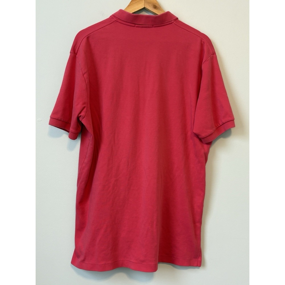 Polo Ralph Lauren Men's Red Polo Shirt L 100% Cotton - Picture 3 of 6